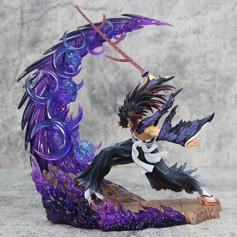 Kokushibo Statuetta Anime 22 Cm In PVC Da Collezione, Modello Kimetsu No Yaiba Con Illuminazione, Regalo Per Fan