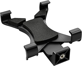 Tripod Mount Adapter Universal Tablet Clamp Holder(4.8-7.8 Inch Adjustable Width), Most Tablets, Compatibility with Tripod/Monopod/Selfie Stick