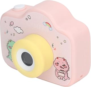 FOTABPYTI Children Digital Camera, Durable Shell 20MP Compact Kids Camera 400mAh 2 Inch Display Easy to Use for Holiday for Girls