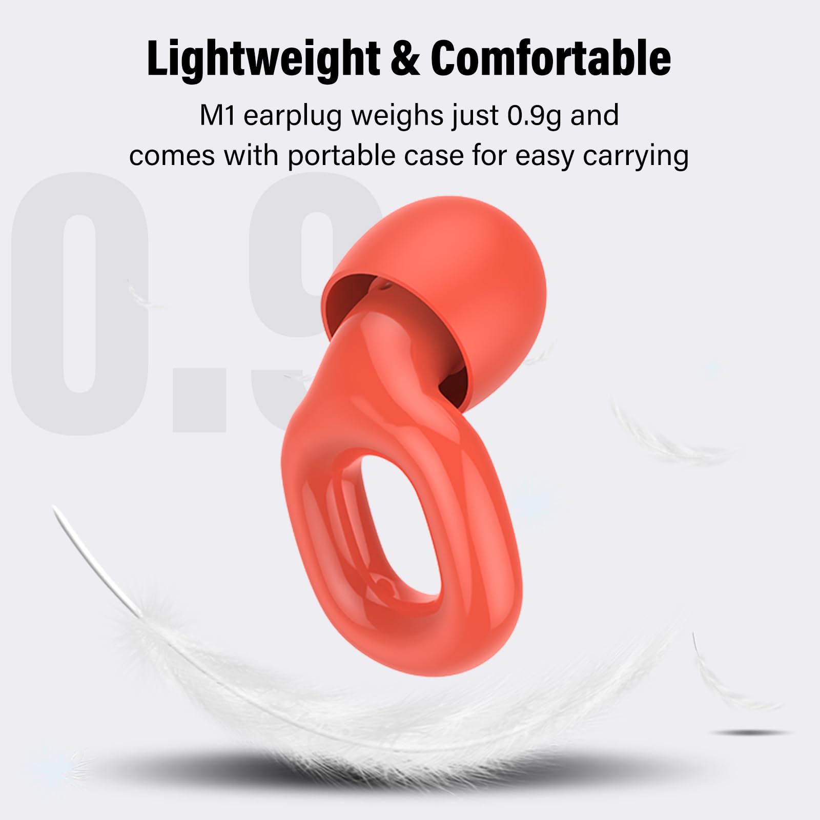 Tapones Oidos Ruido Dormir, 35db silicona suave que Tapones Oidos Cancelacion de Ruido, ideales para conciertos, Viajar, trabajo y concentración con 7 Reutilizable tapones oidos XS/S/M/L y Estuche