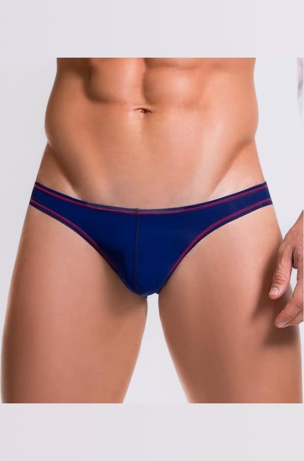 Thongs for Men's Polyester Blend G-Strings Solid Color Bikini for Men's