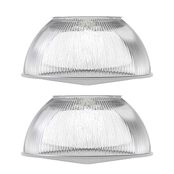 HYPERLITE 60 Degree PC Reflector ONLY for Hero Series LED High Bay Light (Clear with Cover)2-Pack