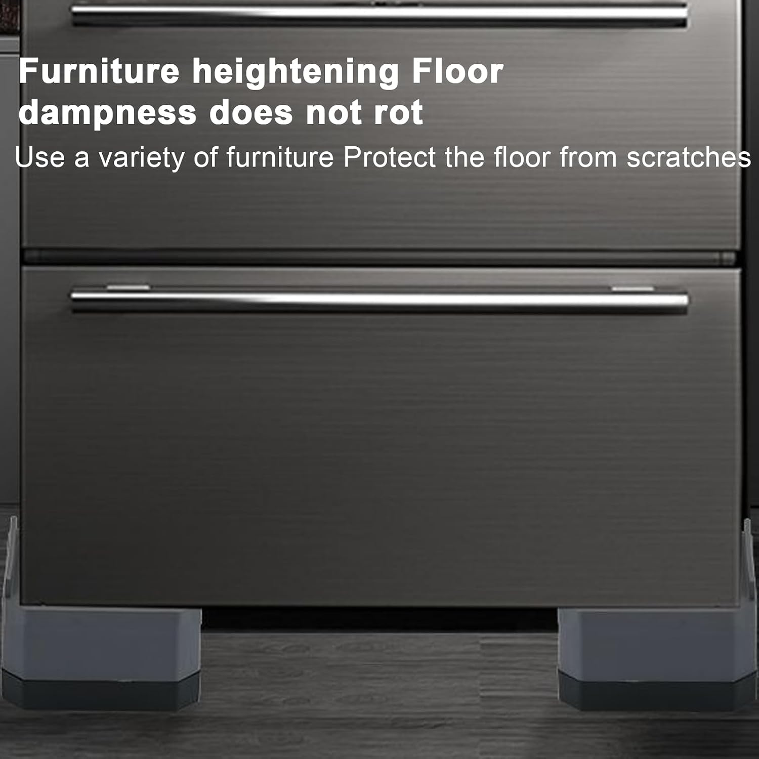 Couch Risers, Furniture Support Elevation Riser | Washing Machine Lifting Rack - for Chair Refrigerator Washing Machine Home Dormitory Bed Couch Bookshelf Table