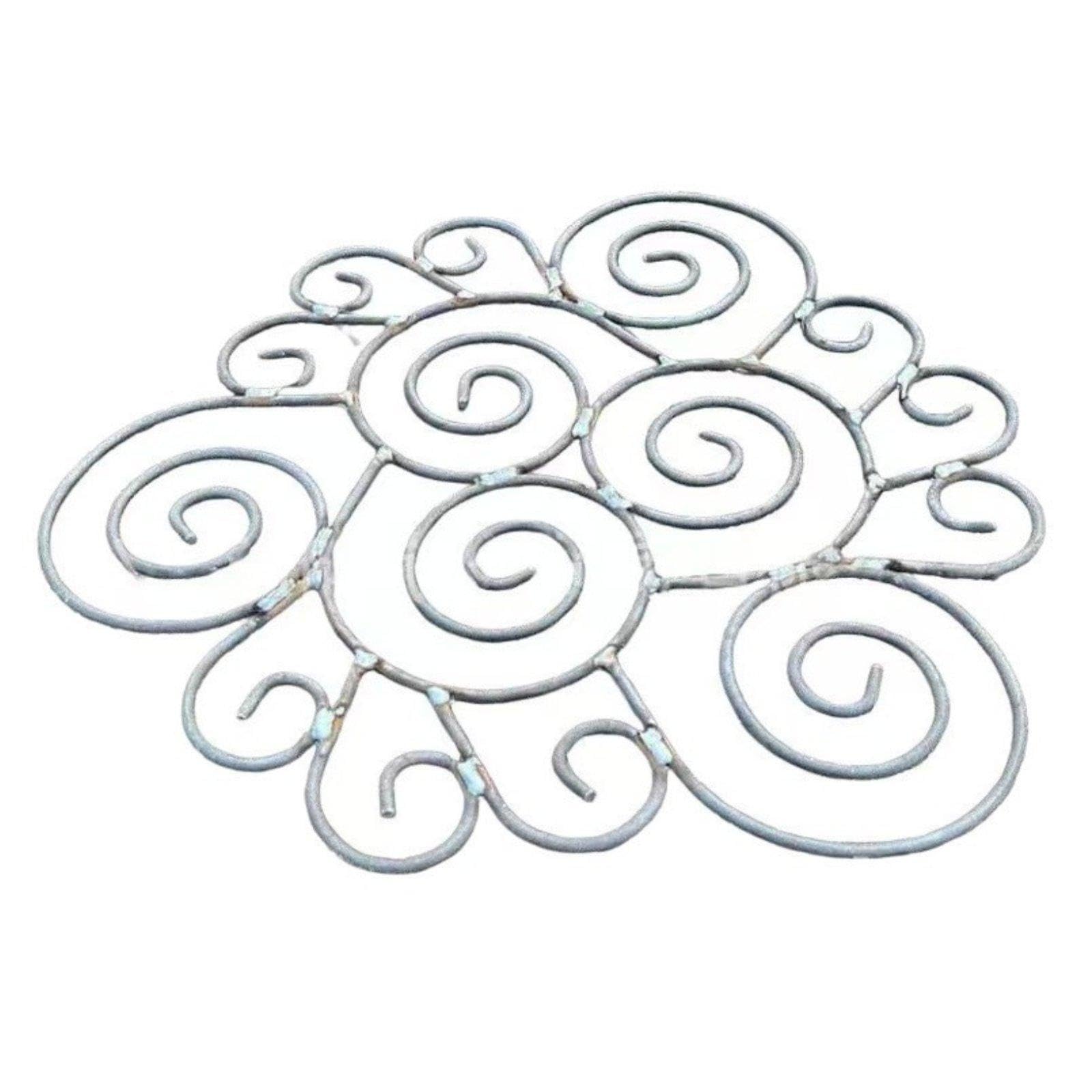 kowaku Tuteur en Fer pour Plantes, Support Décoratif pour Plantes D'intérieur et D'extérieur, Tuteur pour Ou de Parc, 44cmx44cm
