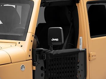 Red Rock Mirrors Compatible with Trail Doors Compatible with 97-18 Jeep Wrangler TJ & JK