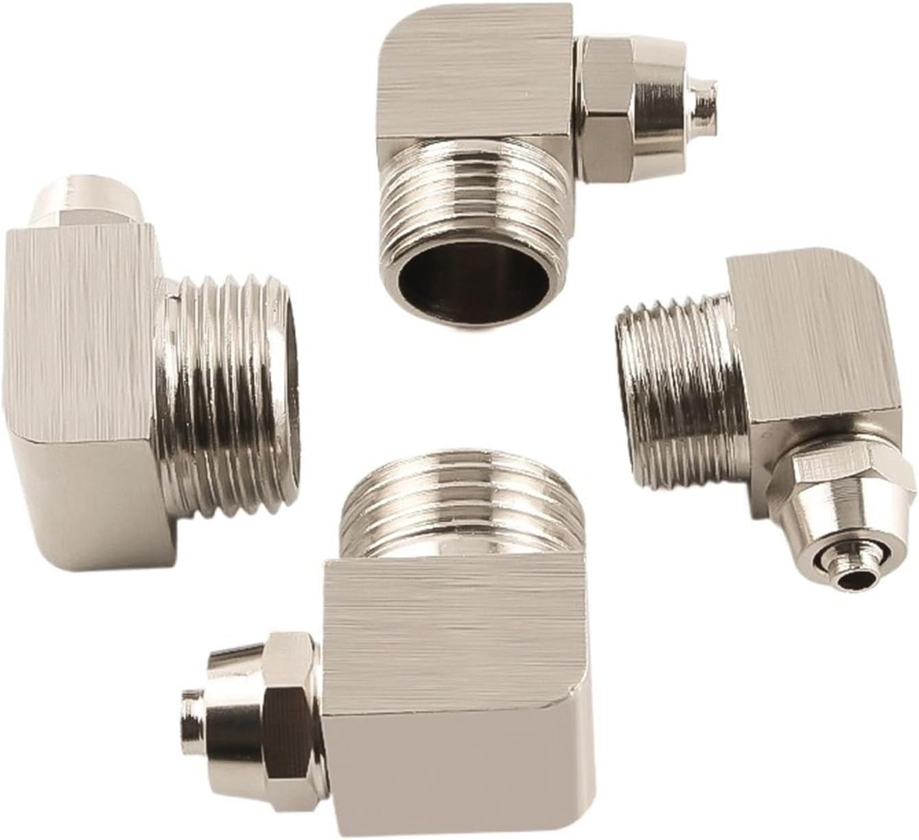 KL-PL Hose Coupler Tube Through Quick Joint OD 4/6/8/10/12mm Connector Pneumatic Elbow Fast twist Fittings(KL-PL8-04)