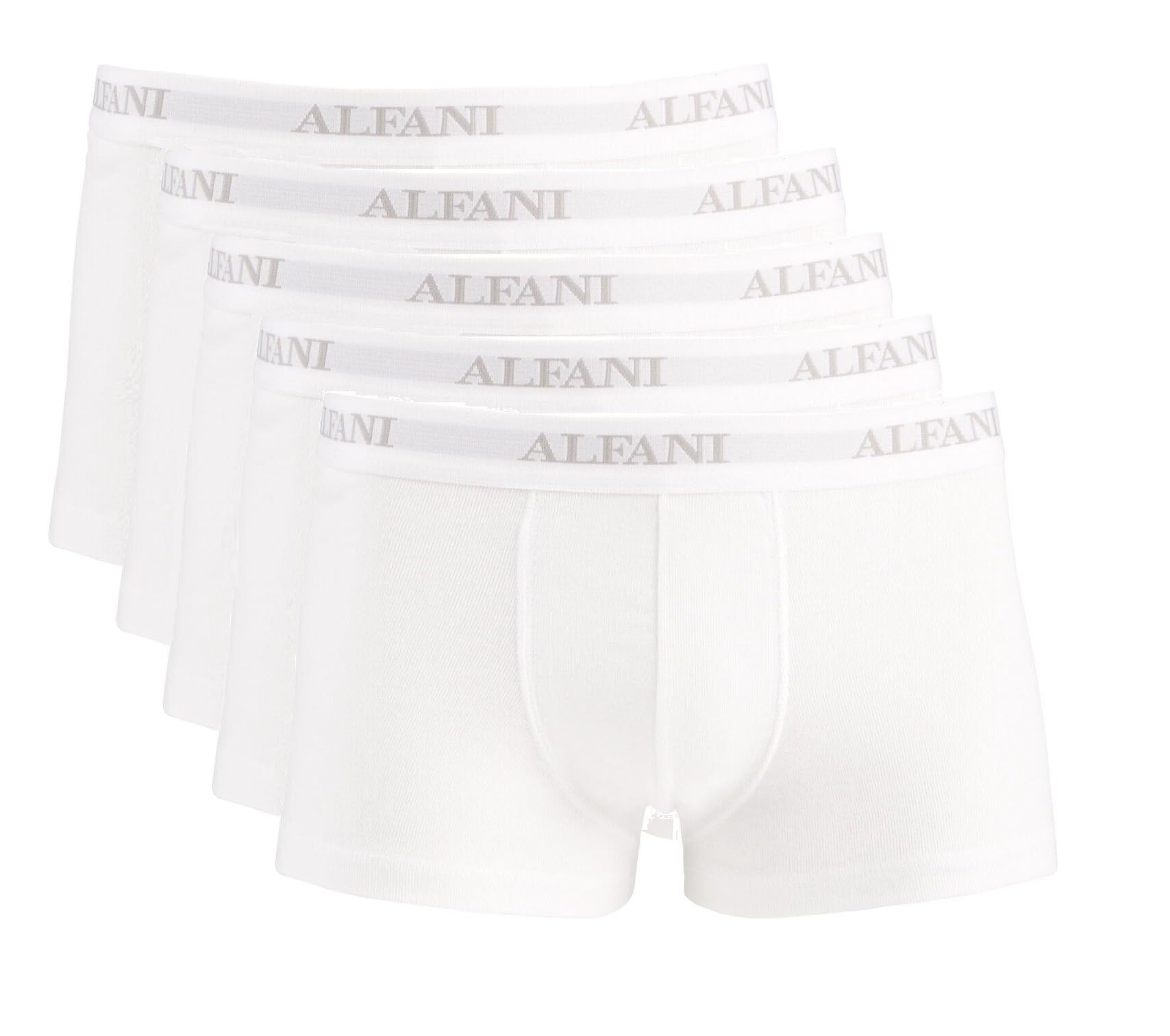AlfaniAlfani Mens 5 Pack Tagless Trunks
