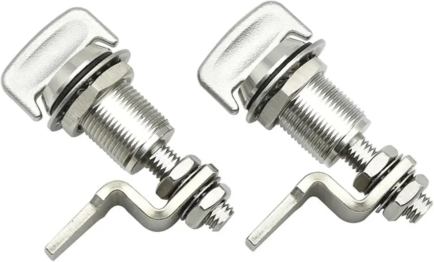 304 Stainless Steel Handle Lock Rotary Lock Compression Lock Handle Type Tension Compression Lock 1Pcs(XK243-7-304)