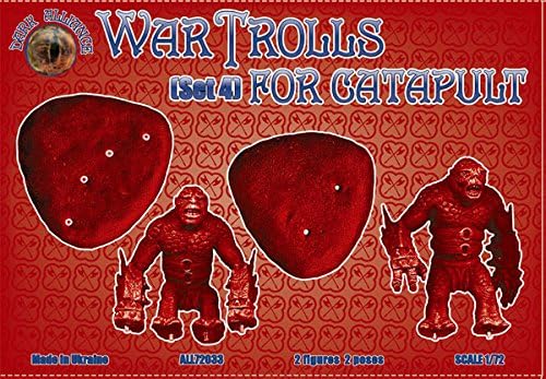 WAR TROLLS FOR A CATAPULT SET 4 , 4 FIGURES 1/72 ALLIANCE 72033