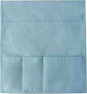 Bandeja for brazo de sofá, bolsa de almacenamiento for sillón, soporte for control remoto reclinable antideslizante for sofá, bolsa de almacenamiento for colgar con 4 bolsillos, gris (color: blanco) (