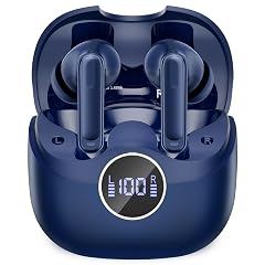 Adaptive Hybrid Active Noise Canceling 2026 Wireless Earbuds 6 Mics ENC Clear Call Ear Buds Hi-Res Audio Deep