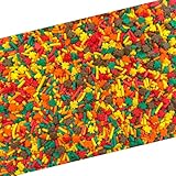 Fall Sprinkles Mix | 1 Pound Bag Of Autumn Sprinkles With Leaves & Stripes | Fall Colored Decor For Cakes, Cupcakes, Cookies, Autumn Baking & Thanksgiving