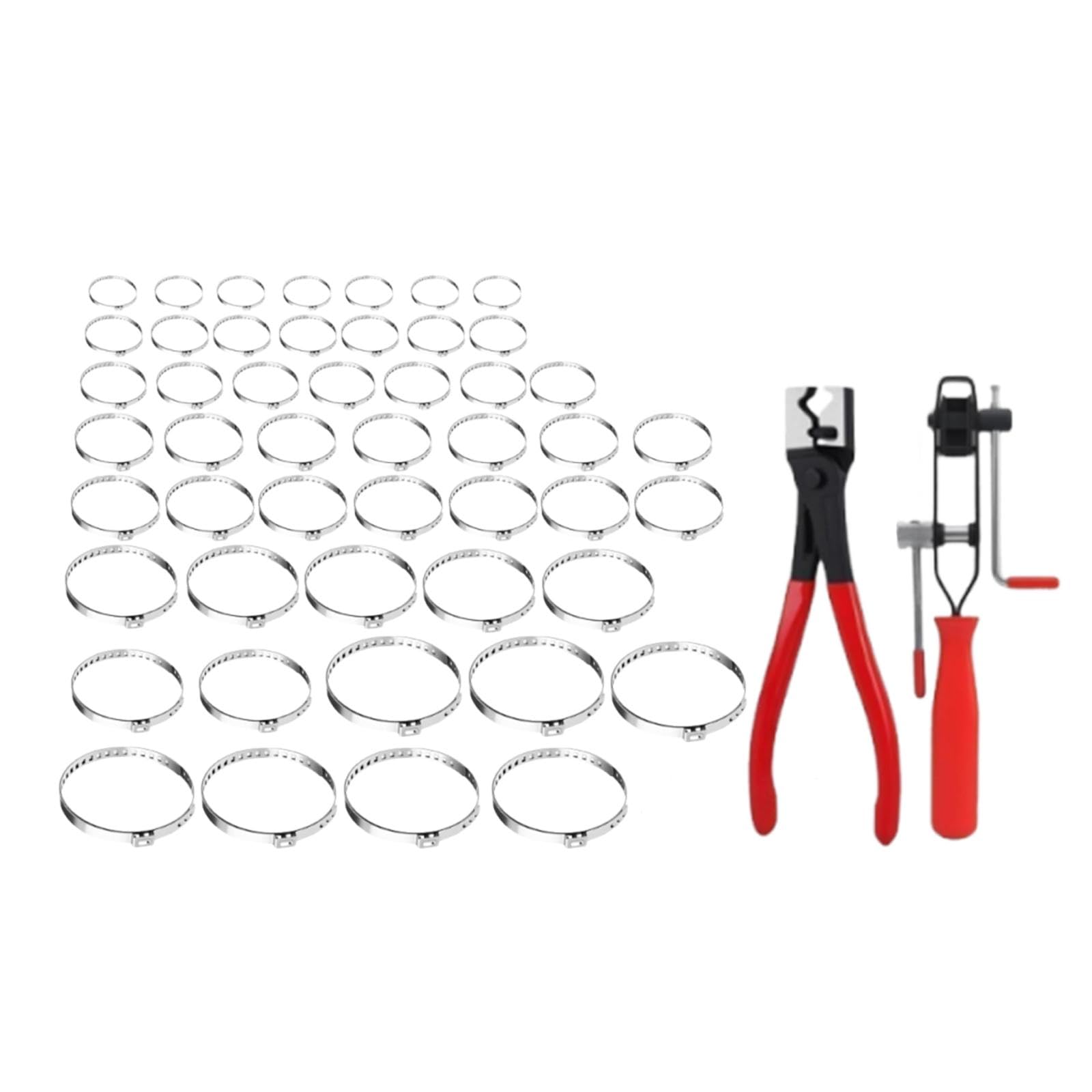 F Fityle Kit surtido de alicates para abrazaderas de manguera con abrazadera de acero inoxidable para juntas homocinéticas, compactos, resistentes y multiusos, Style B