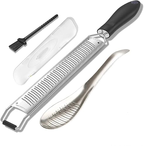 Miniatura 9 de Rallador de queso, jengibre/ajo, para queso parmesano, chocolate, nuez moscada, rallador de cocina y molinillo