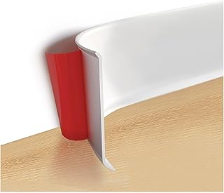 Art3d 20ft Peel and Stick Baseboard Wall Molding Trim, Flexible Vinyl Wall Base Trim, White