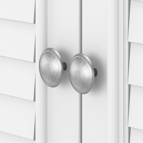 Miniatura 5 de Bush Fairview - Armario de almacenamiento pequeño de 30.71 pulgadas con 3 estantes, gris Shiplap grisblanco puro (WC53696-03)