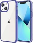 JETech Cas pour iPhone 13 Couverture de bumper de téléphone antichoc de 6,1 pouces, anti-rayure