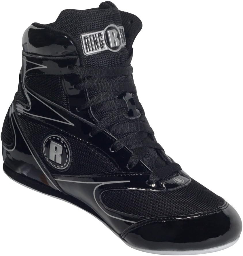 Undefeated Boxing Shoes, Synthetic Leather Shoes for Men and Women, Lightweight, High-Top Ankle Shoes for Boxing, Workout, Training, and Competition, Available in Different Sizes (2-13)