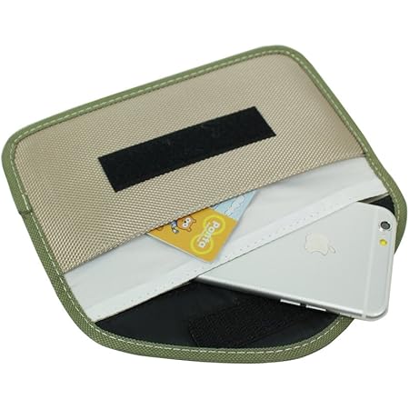 Amazon Purenicot 携帯電話を簡単に圏外 電波遮断 ポーチ マナーモード 電磁波シールドケース Wi Fi Bluetooth カーキ Purenicot ホルスター