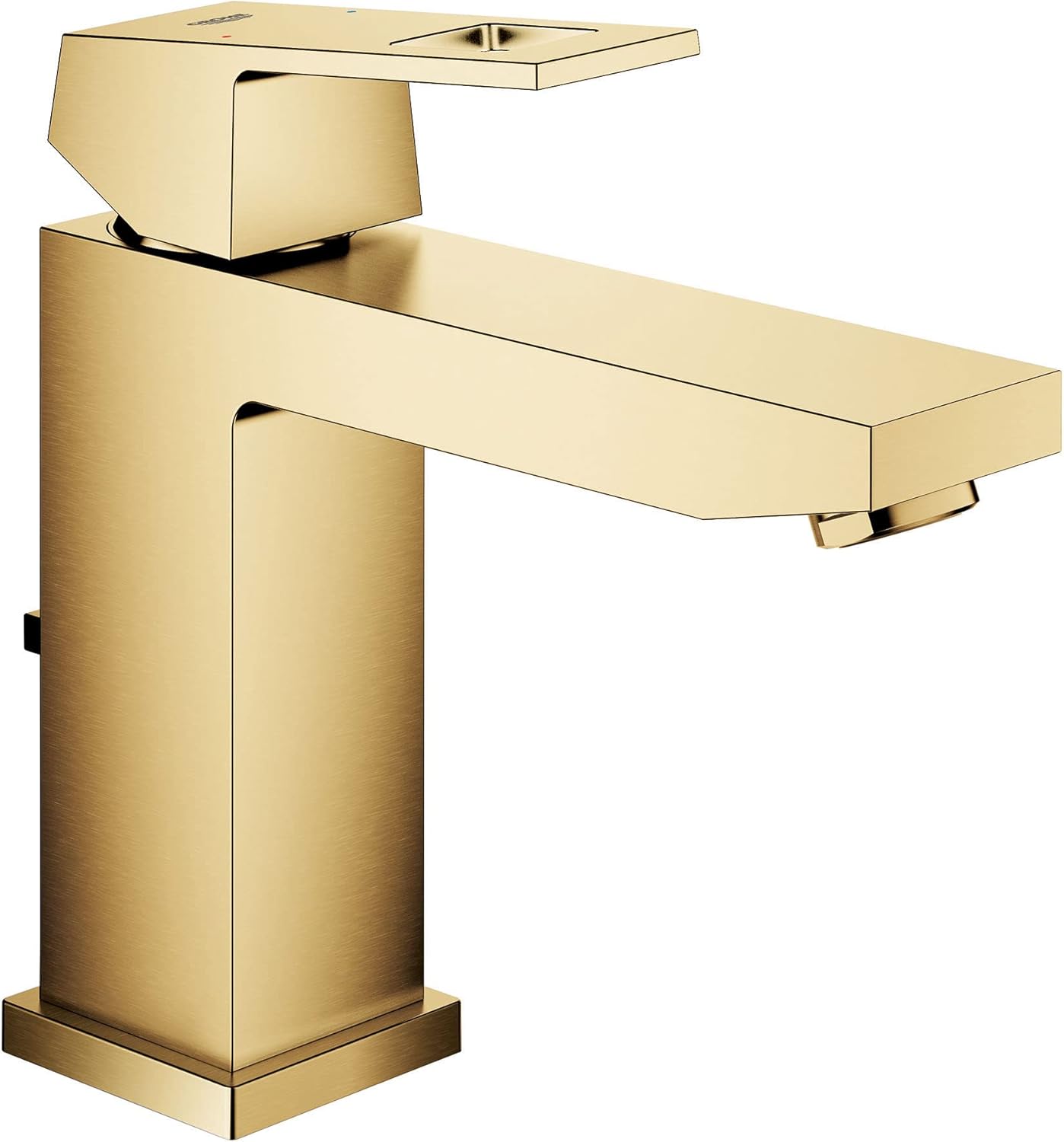 Grohe Eurocube Single-Handle Bathroom Faucet, M-Size, 1.2 GPM, Brushed Cool Sunrise