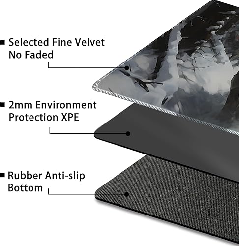 Miniatura 134 de Tapete de juego para MTG, con bolsas de almacenamiento gratis, tapete de juego de 24 x 14 pulgadas, TCG y tapete de juego de mesa para tarjetas