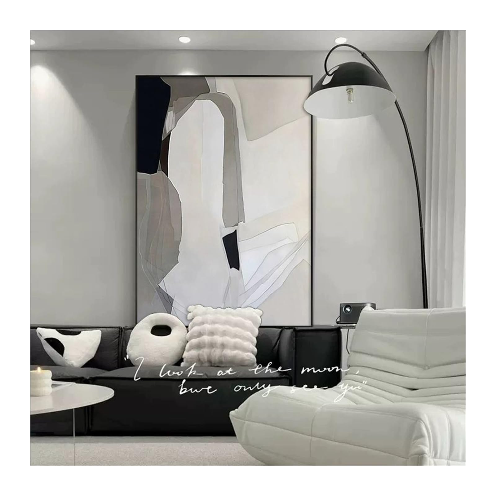 Peintures décoratives grand format 60x90 pour habiller un salon moderne - 7