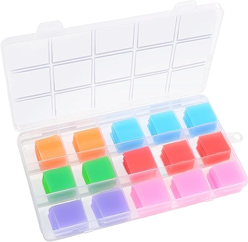 Miniatura 1 de 120 piezas de arcilla de pegamento para pintura de diamante, 6 colores de cera para arte de diamantes, suministros de arte de diamantes de 0.8 x 0.8