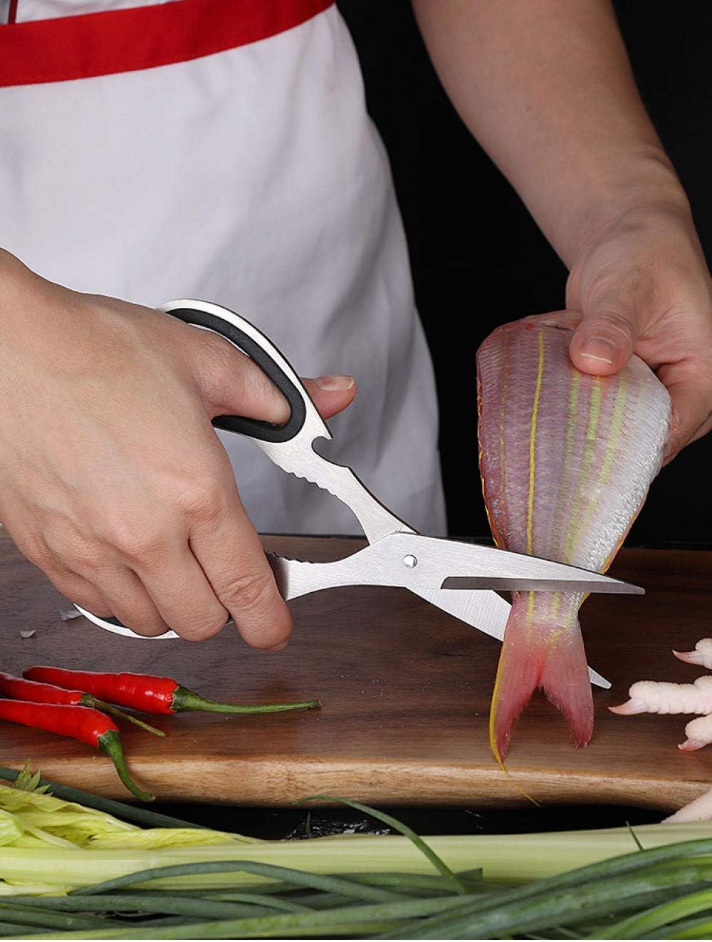 5 PCS Kitchen Scissors Heavy Duty Multipurpose Stainless Steel Poultry Shears with Comfortable Grips