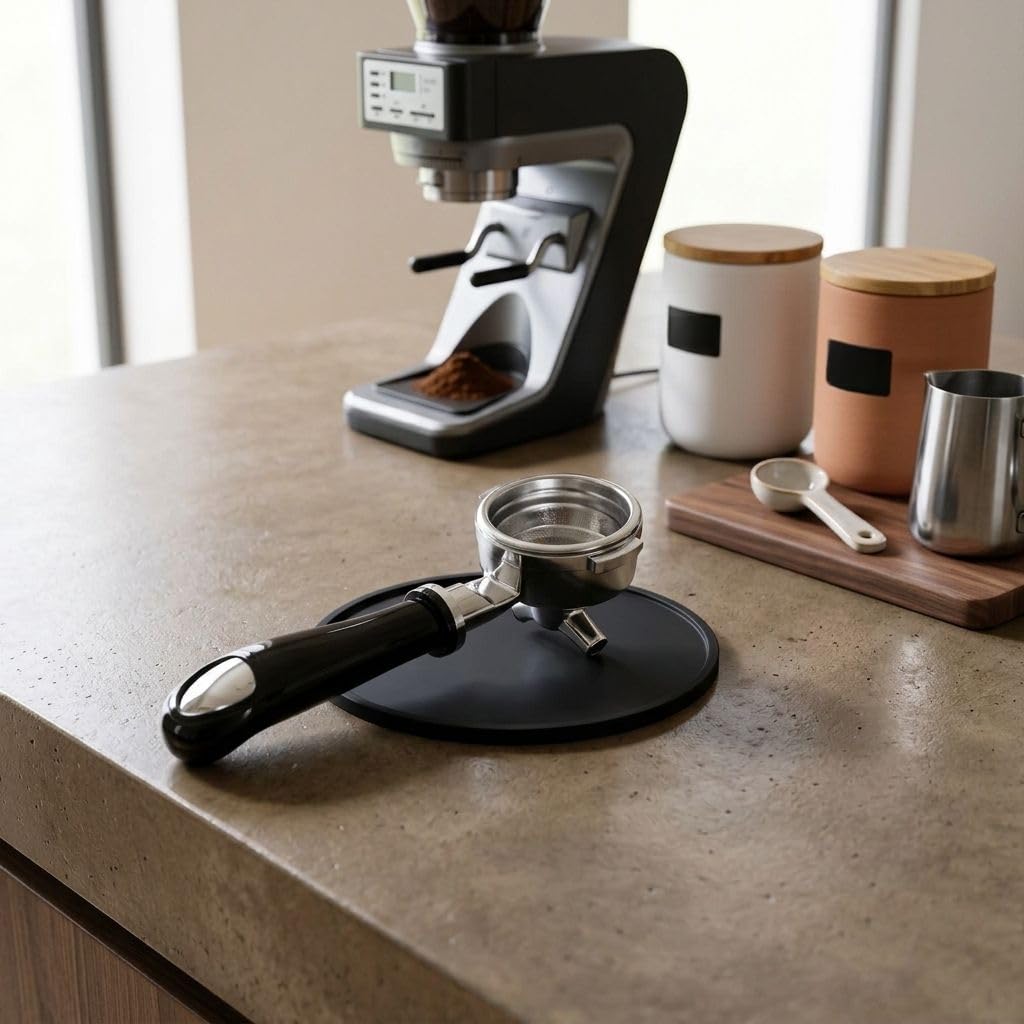 Siebträger ohne Boden, 58 mm, mit Filterkorb für Breville für Salbei-Maschinen, nackter Griff, 304 Stahl, Espresso-Zubehör