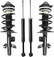 Vista 62 de Detroit Axle - Amortiguadores de muelles helicoidales RWD para Dodge Charger 2012-2020, 2012-2019 Challenger 2 Amortiguadores delanteros completos