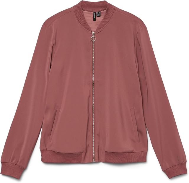 VERO MODA Mujer Chaqueta Blouson Fly Away Cuello Cremallera Chaqueta Ligera Versátil | Capa