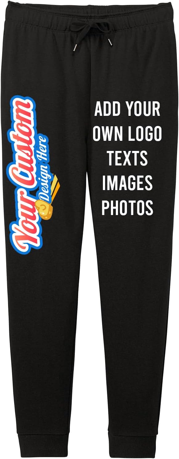 INK STITCH Men Dt1307 Custom Printing Add Logo Texts Photos Perfect Triblend Jogger Pants