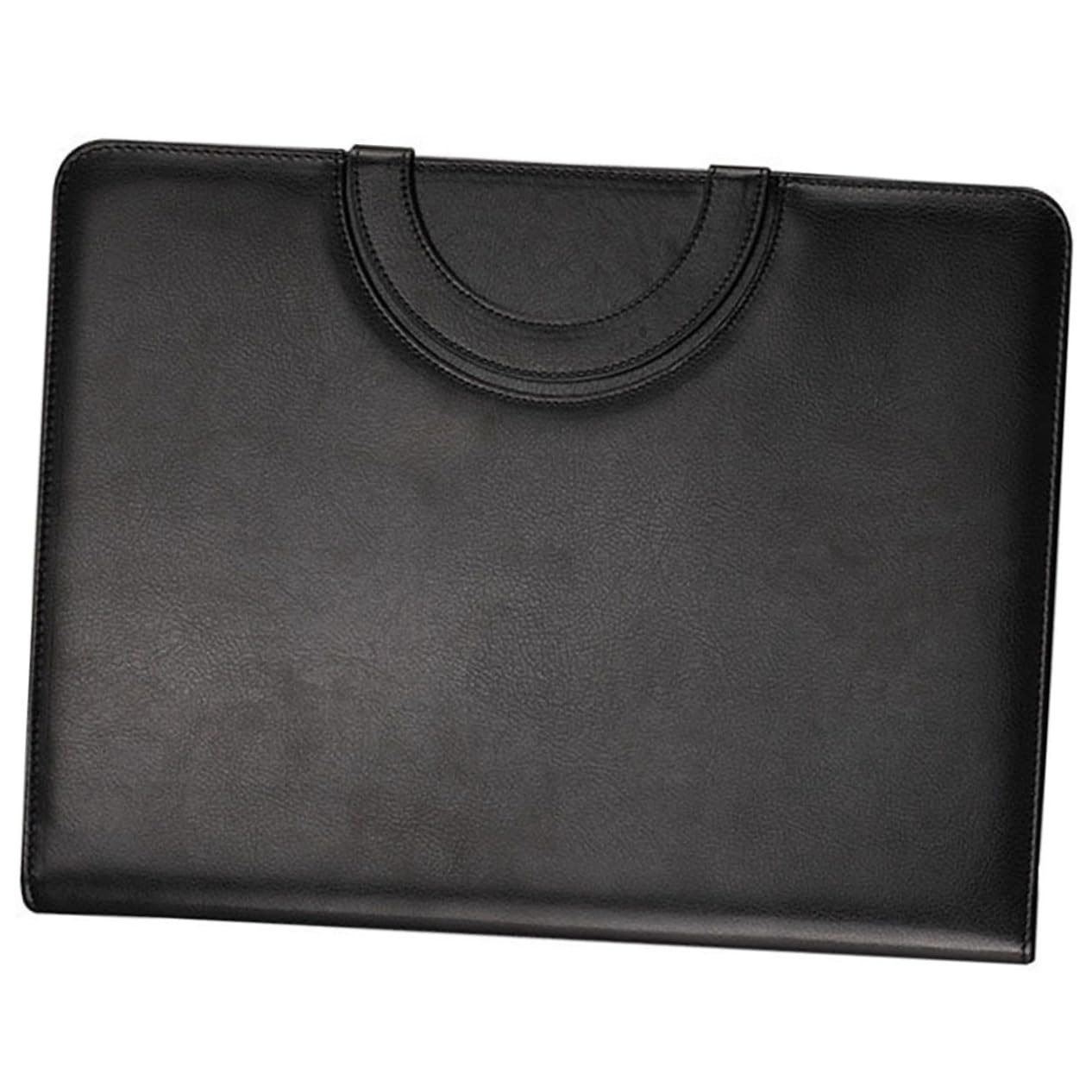 SEWACC Business Portfolio Ordner A4 Großformat Reißverschluss Pu Leder Organizer Dokumentenmappe Mit Notizblock Büro Und Schule