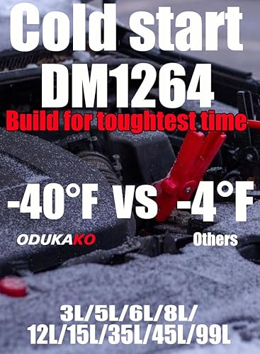 Miniatura 3 de Heavy Duty Jump Starter,DM1264 30000A 12V Battery Jumper Starter Portable,-40F Start Battery Booster Pack for Semi Truck Gasoline and Diesel Engines