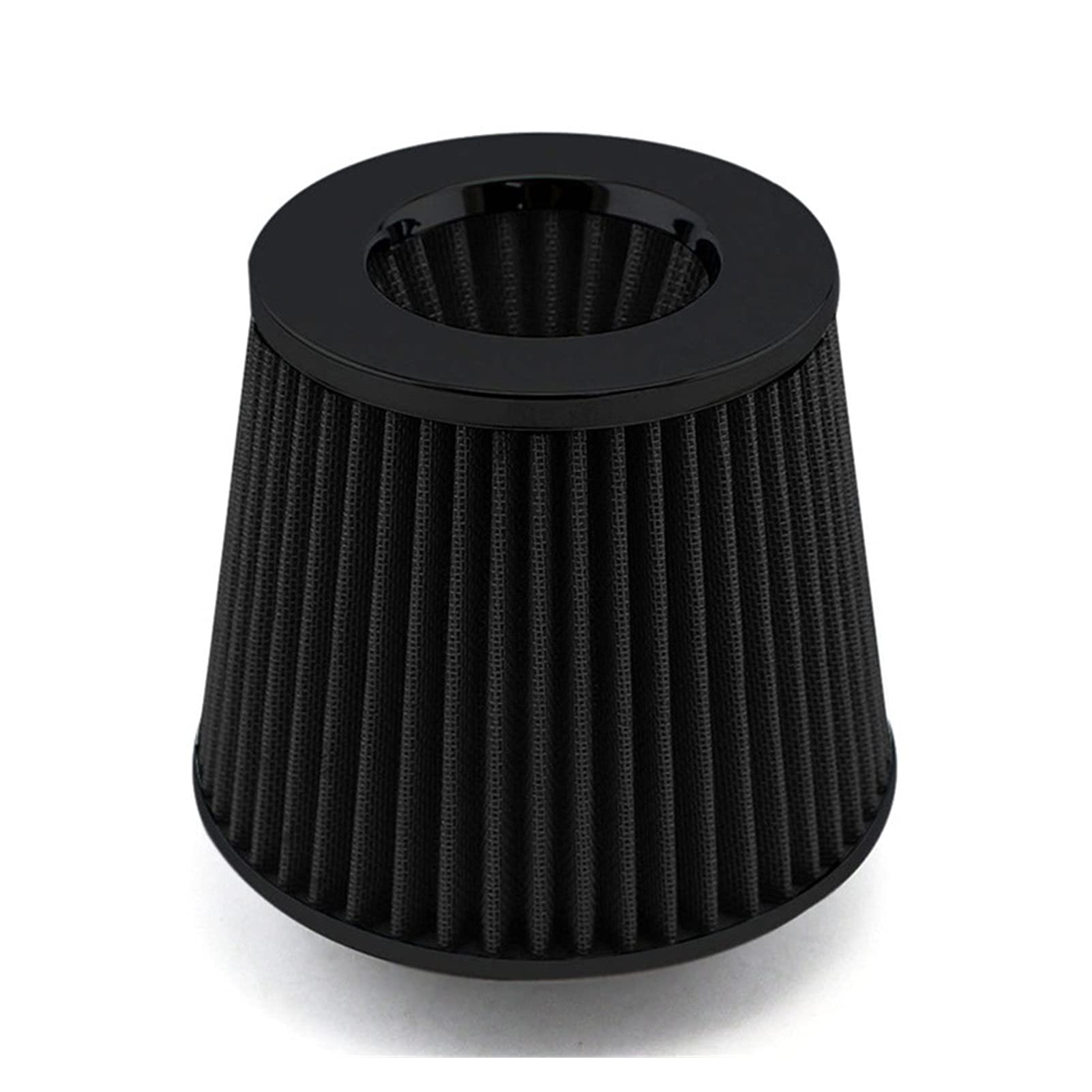 Sporty samochodowe 3-calowy stożkowy filtr wlotu powietrza 76 mm stożkowy filtr wydajności JDM Race Performance Filtr powietrza Aria Sportivo o wysokim przepływie 6 cali uniwersalny (kolor: