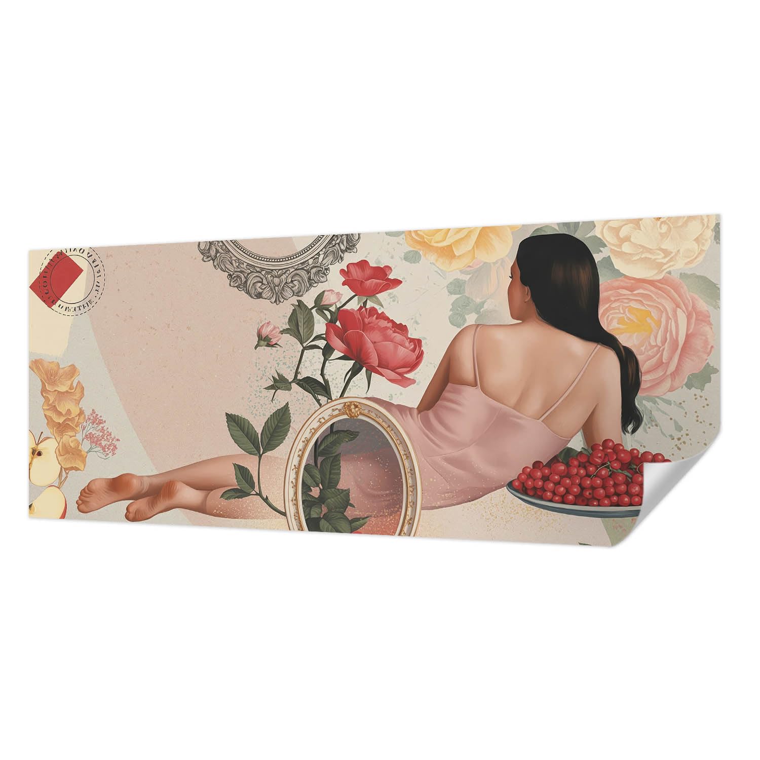 Tapisserie murale adhésive résistante aux taches Tulup 250x104 cm