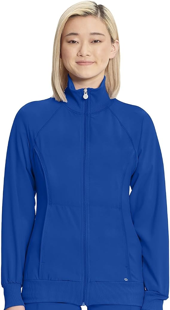 Cherokee Infinity Scrub Jacket for Women Zip Front Contemporary Fit