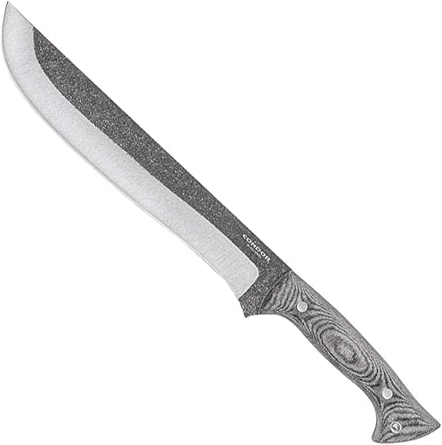 Herramienta y cuchillo cóndor, Lobo Machete con mango de Micarta y Kydex con funda de cinturón de cuero disponible en Yaxa Colombia