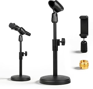 MikrofonstäNder, Mikrofon Ständer Mikrofon Halterung Microphone Stand 5/8-Zoll-Stecker auf 3/8-Zoll-Buchse für Konferenzreden Live-üBertragungen
