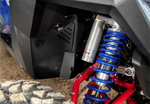 Miniatura 2 de SuperATV Protectores de guardabarros interiores para Polaris RZR PRO XP 2020-2024  Revestimiento en polvo negro resistente a los rayos UV  Hecho de