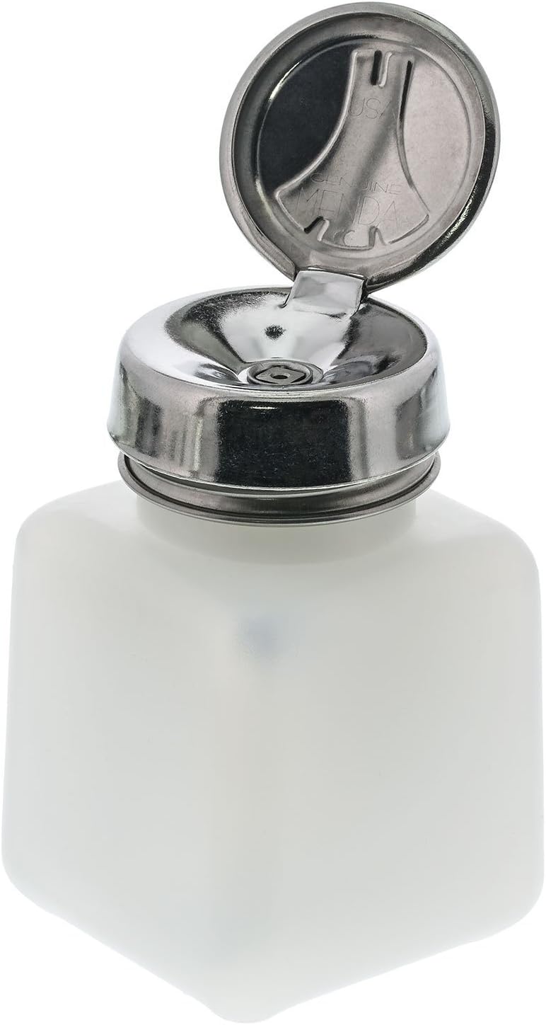 Menda Scientific Prods 35305 One-Touch Square Bottle, 1" Height, 1" Wide, 1" Length, 4 Fluid_Ounces, HDPE, Natural: Industrial & Scientific