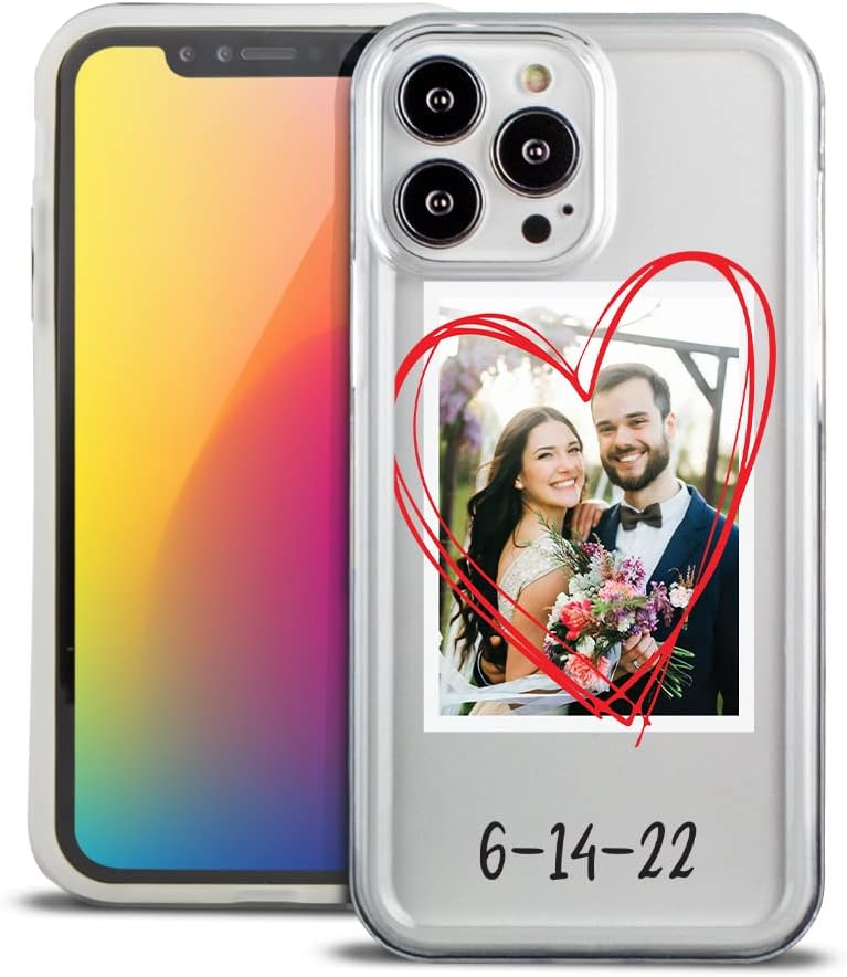 Miniatura 2 de Guard Dog Funda compatible con iPhone 14 Pro Max - Transparente - Parachoques - Personalizada - Marco de fotos