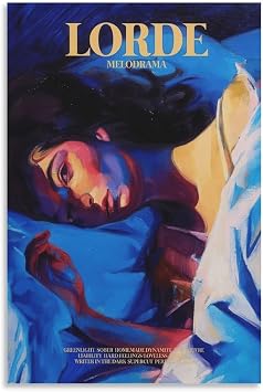 Melodrama by Lorde Posters & Prints on Canvas Wall Art Poster for Room Decor Unframe16x24inch40x60cm