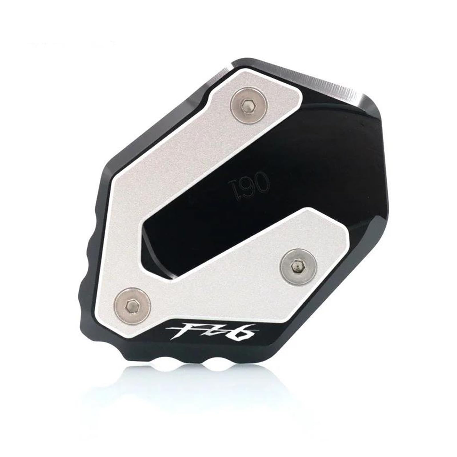Béquille latérale FZ6 de précision en aluminium CNC noir pour moto Fazer