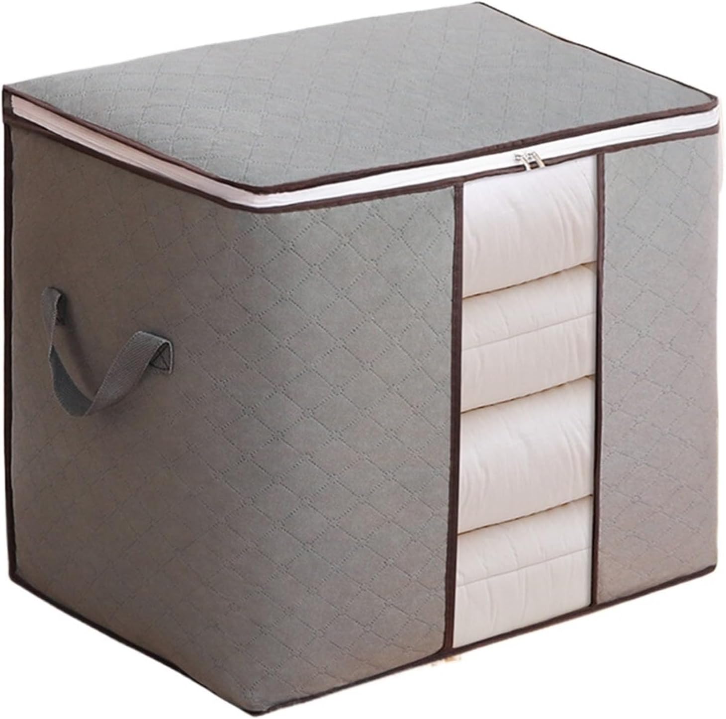 SBTRKT Dustproof Foldable Storage Bags Large Capacity Moistureproof Organizer Box Blanket Cabinet Organizer Quilt Clothes Storage Boxes (Color : C-Pink L)