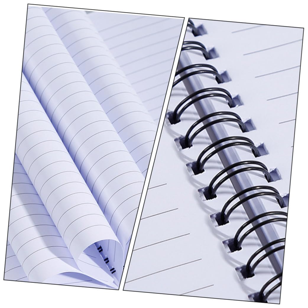 Operitacx 4 Pièces 4 Cahier à Feuilles Mobiles Cahiers En Spirale Carré Bloc-notes à Spirale Pastel Cahiers De Révision Et Journaux Étudiant Doublé Liste Cahier De Travail Papier