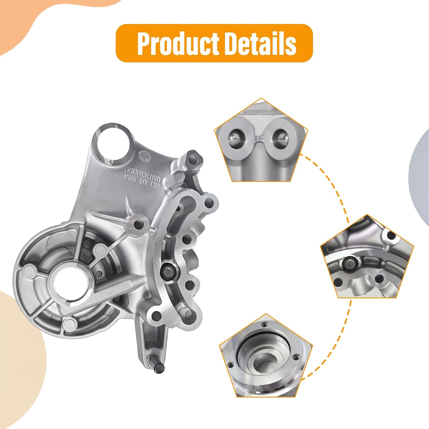 Camshaft Bridge Bracket Adjuster Kit Compatible with Golf Jetta Passat Tiguan Beetle A4 A6 TT 2008-2016 06L109259A 06H103144K 06H103483C 06H103483D 06H109257C 4H0973702A WHT007212