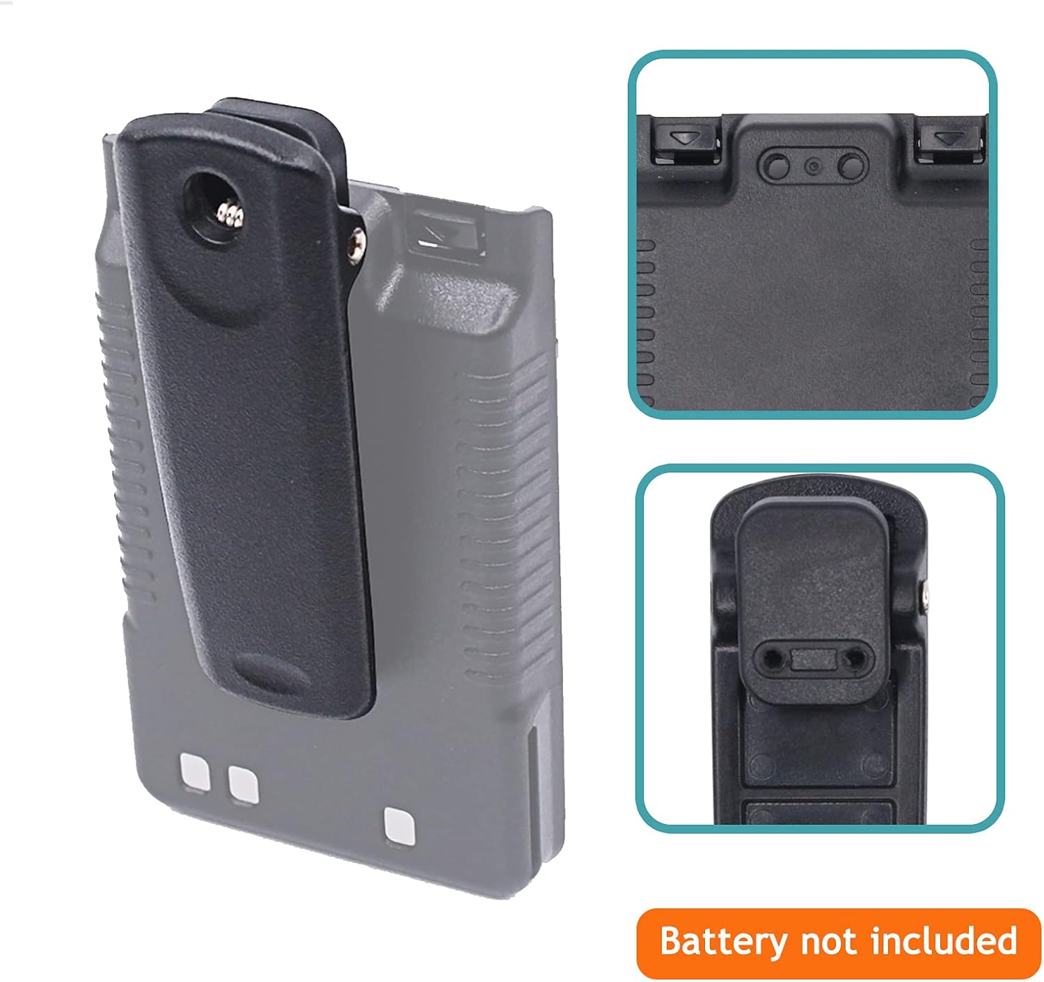 Replacement Belt Clip SHB-13 for Yaesu VX-8R VX-8E VX-8DR VX-8DE VX-8GR VX-8GE FT-1DR FT-2DR Portable Radio (4PCS)