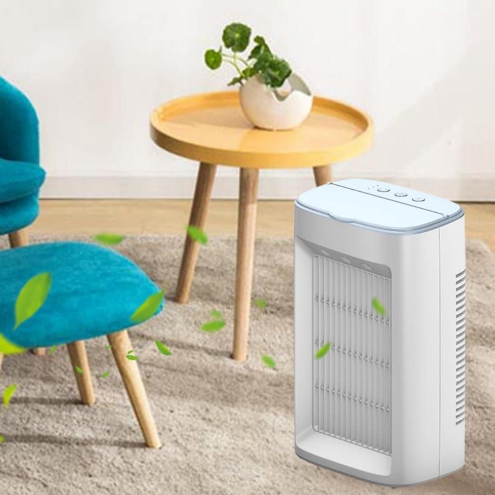 Przenośny wentylator klimatyzacyjny, wentylator chłodzący USB 3 w 1, nawilżacz i oczyszczacz biurka do sypialni, salonu i biura, wentylator d