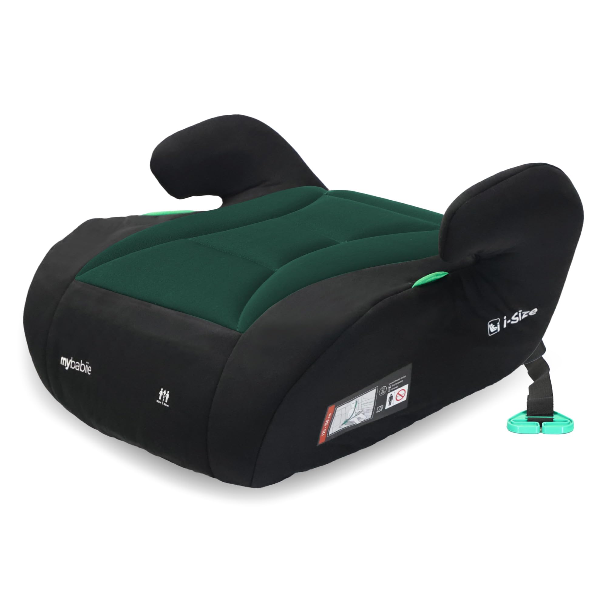 My Babiie MBCSB10 Booster Car Seat - Lightweight at 1kg, Approx. 6-12 Years (125-150cm, 22-36kg), R129, i-Size Backless Child Car Seat, Group 3, Compact, Portable, Ideal for Travel - Black — view 9